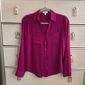 Express XS Portofino Shirt - Maroon
